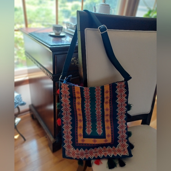 Ethnic Colorful Patterned Women's Bag - Picture 2 of 4